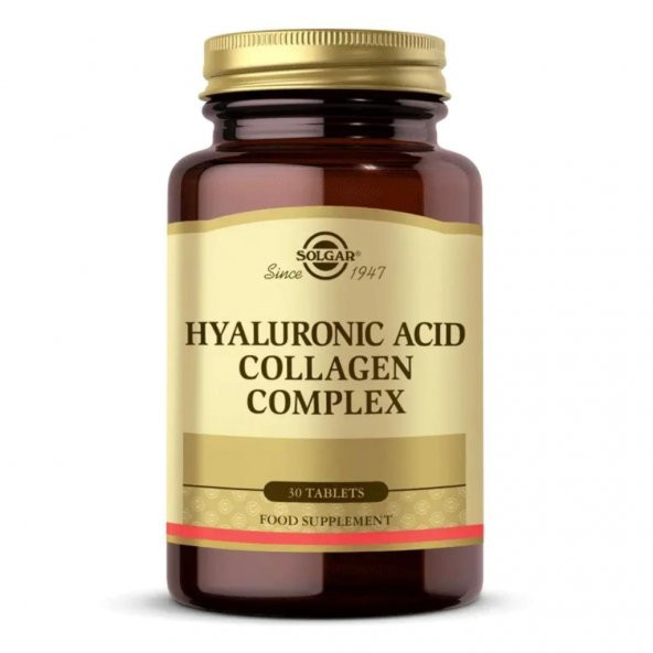 Solgar Hyaluronic Acid Collagen Complex 30 Tablet - 4