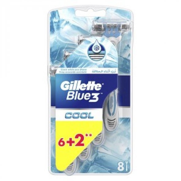 GILLETTE BLUE 3 8 Lİ COOL