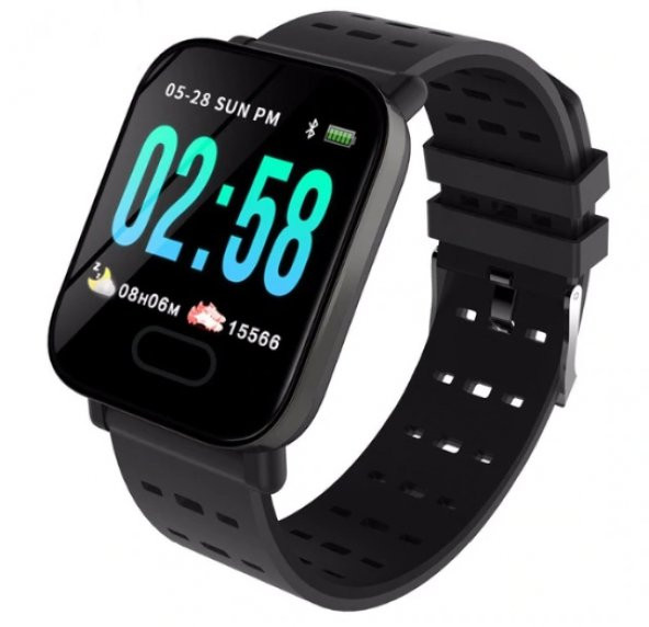 Olix A6 Sport Smart Watch Akıllı Saat Su Geçirmez, Tansiyon ve Nabız Ölçer, Uyku Takip
