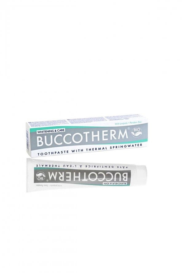Buccotherm Whitening Beyazlatıcı ve Bio Bakım Diş Macunu 75 Ml