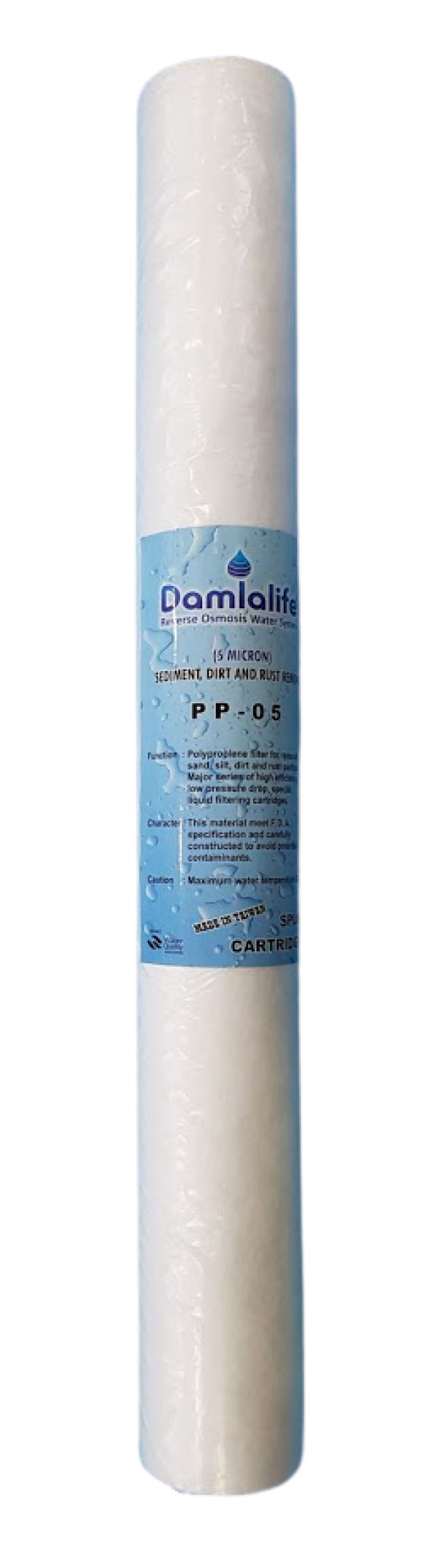 Damlalife 20" Inç 5 Micron Sediment Spun Elyaf Su Arıtma Filtre - 4
