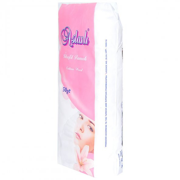 Aslanlı İdrofil Pamuk 50 Gr Paket Cotton Wool - 3