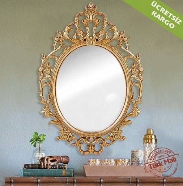Salon Aynası Oymalı Ayna Dekoratif Ayna