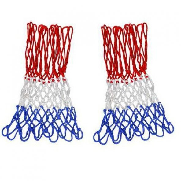 Leyaton Renkli Basketbol Filesi Floş İpli İki Adet
