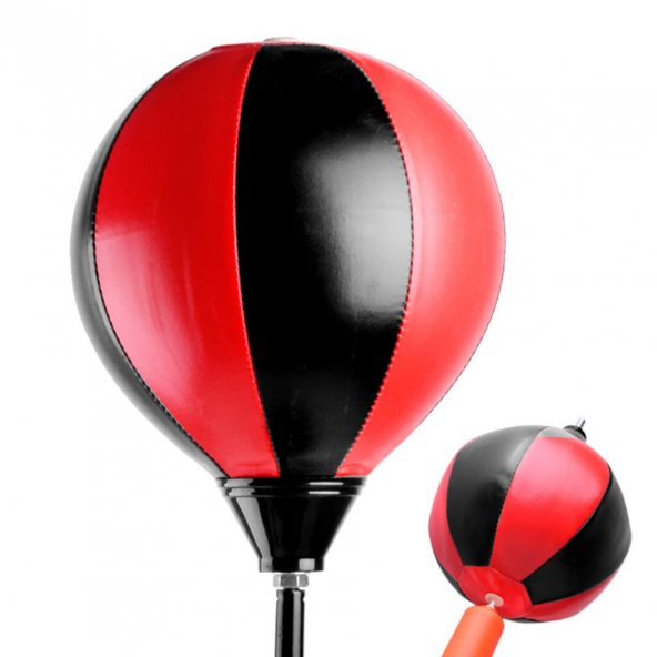 Çocuk Boks Standı 70-105 Cm Refleks Topu Boks Seti Eldiven Hediye - 4