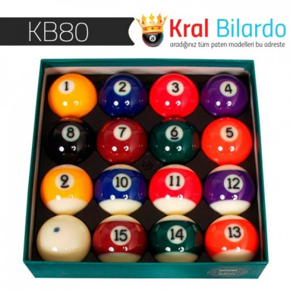 Amerikan Bilardo Top Seti Belçika Aramith Premium 57.2MM - 1