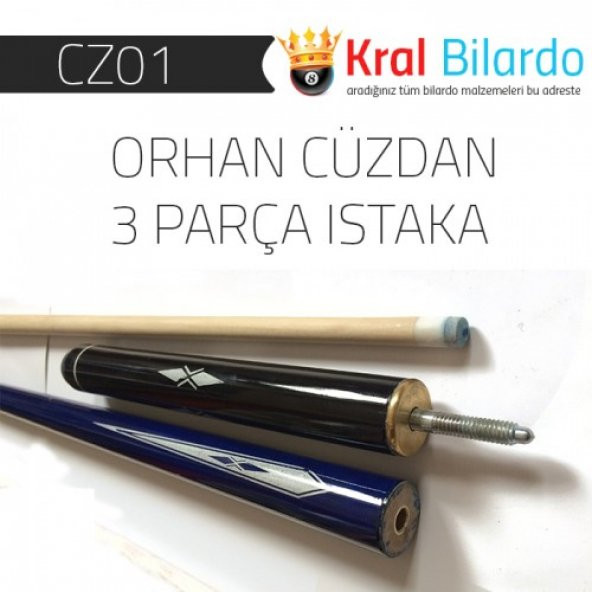 Bilardo Istakası Orhan Çüzdan 3 Parça