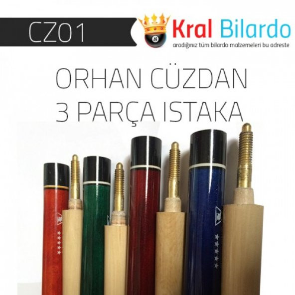 Bilardo Istakası Orhan Çüzdan 3 Parça - 2