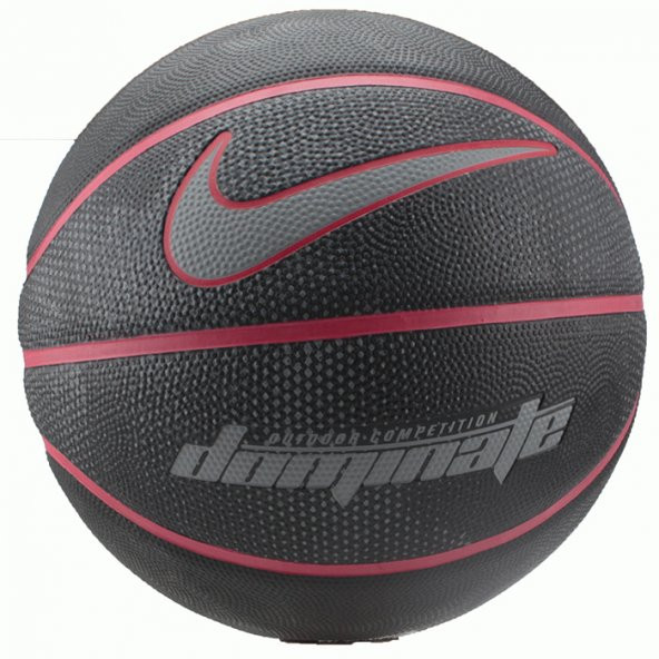 Nike Dominate 8P 07 Siyah Kırmızı Basketbol Topu