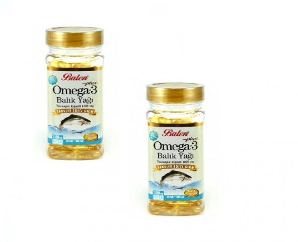 2 Adet Balen Omega 3 Balık Yağı Balık Yağı Hapı 1380 100 Softgel