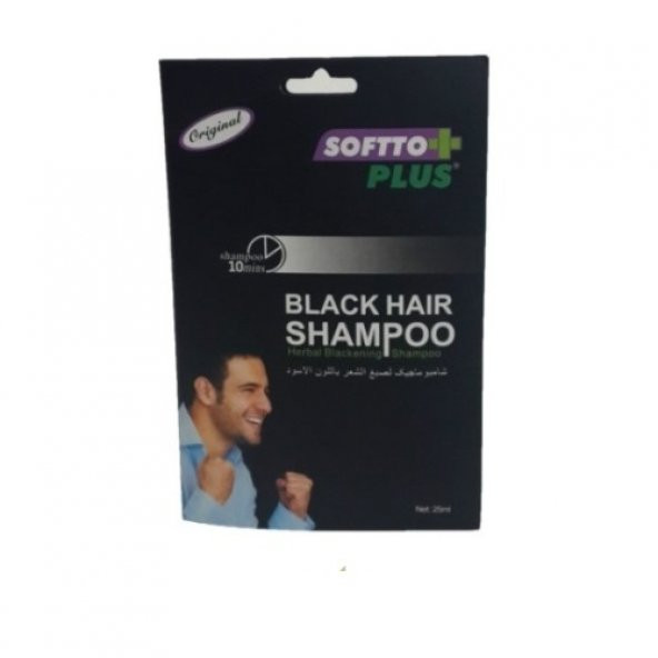 Softto Plus Black Hair Şampuan Saç Siyahlatıcı Şampuan