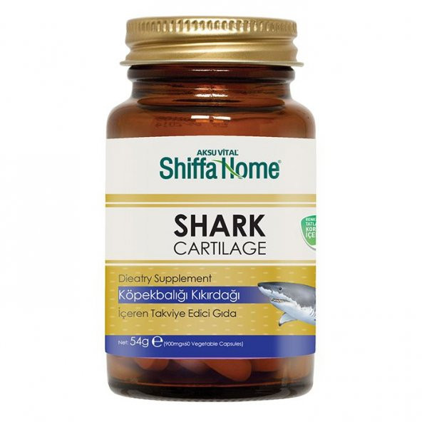 Aksuvital Köpekbalığı Kıkırdağı Kapsül 900 mg 60 Kapsül
