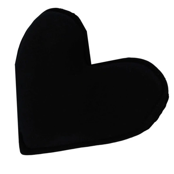 Tuz Yastığı Kalp Şeklinde Siyah Kaya Tuzu Yastık 1-2KG