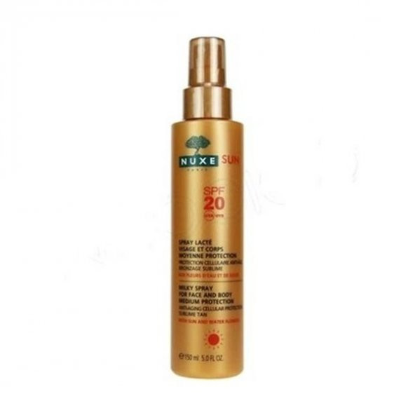 Nuxe Sun Milky Spray for Face and Body SPF 20 150 ml