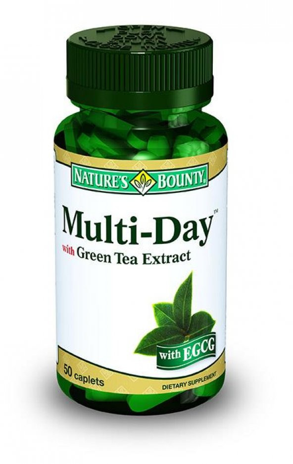 Natures Bounty Multi Day with Green Tea Extract 50 Tablet