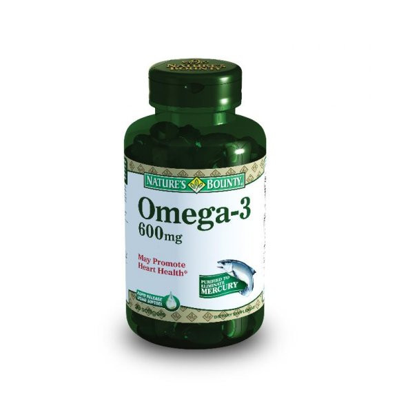 Natures Bounty Omega-3 600 mg 90 Kapsül