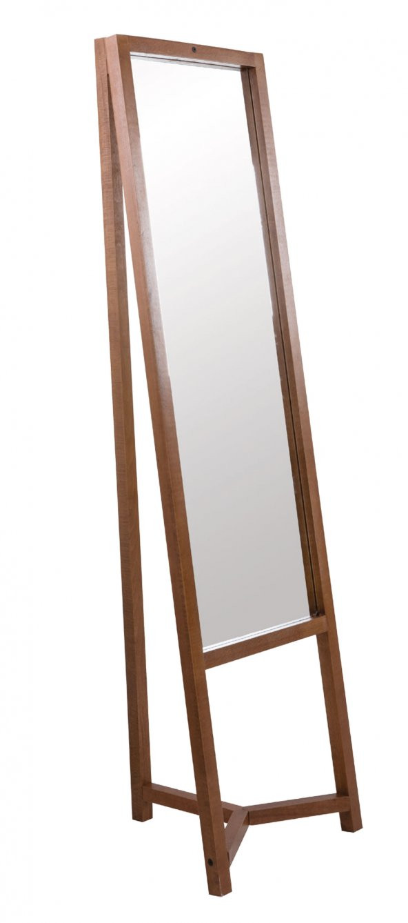 Ayna, Boy Aynası, Ahşap Boy Aynası Ceviz TRZ-18