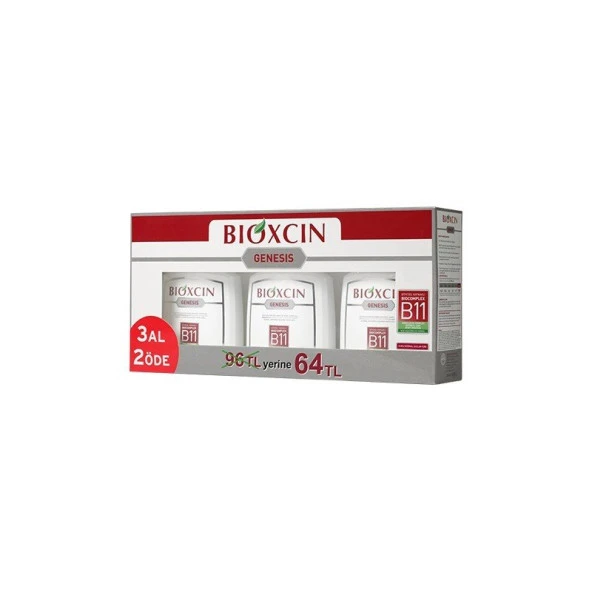 Bioxcin Genesis Kuru Normal Saçlar İçin Şampuan 3 AL 2 ÖDE