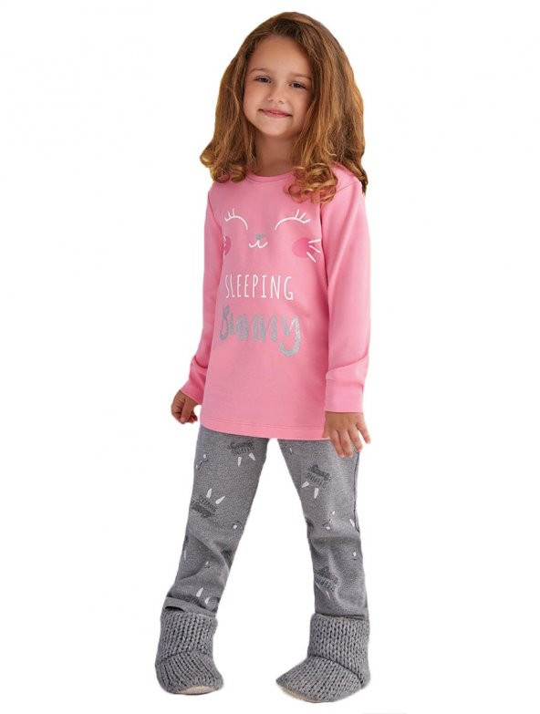 RolyPoly Kız Çocuk Kombin Pijama Takımı 1378
