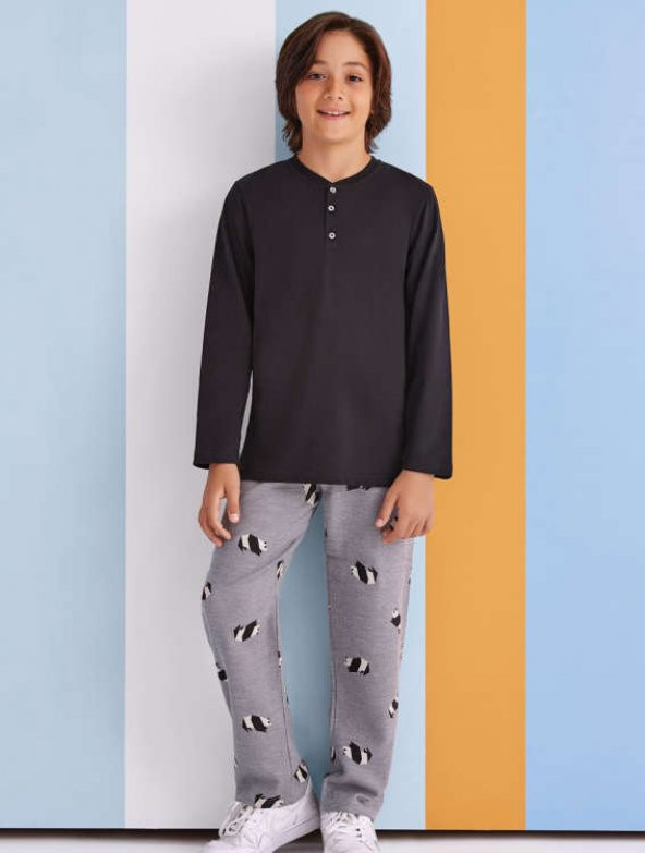 RolyPoly Erkek Garson Çocuk Kombin Pijama Takımı 1325