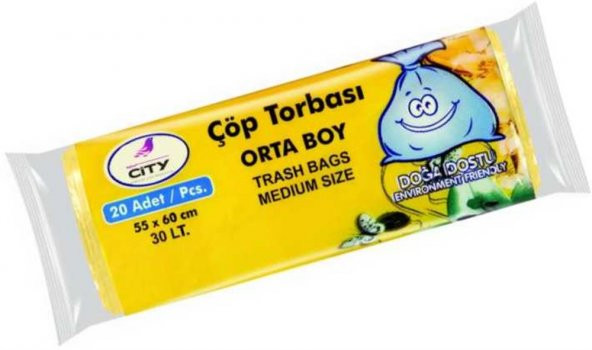 New City Çöp Torbasi 30 Lt ( Orta )