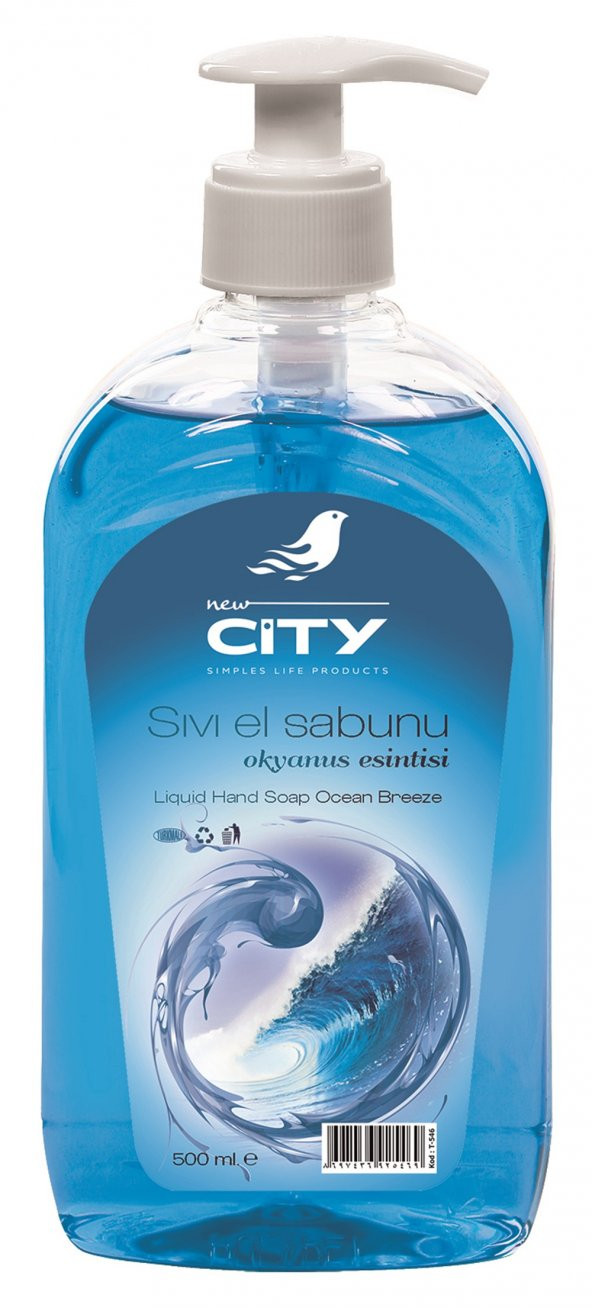 New City Sıvı El Sabunu 400 Ml Okyanus - Q-Clean