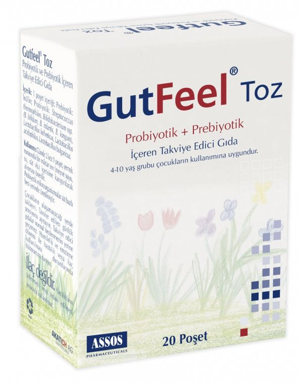 Gut Feel Probiotik + Prebiotik Toz 20 Poşet
