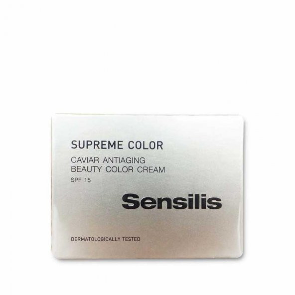 Sensilis Supreme Color Caviar AntiAging Beauty Cream Spf 15 50 ml Onarıcı ve Yenileyici Krem - 2