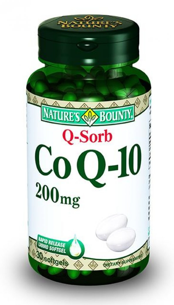 Natures Bounty Co Q-10 200 mg 30 Kapsül