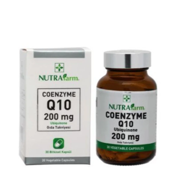 Dermoskin Nutrafarm Coenzyme Q 10 200 Mg 30 Kapsül