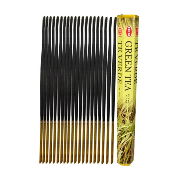 Hem Yeşilçay Kokulu 20 Çubuk Tütsü - Green Tea - 6