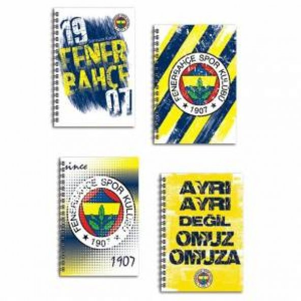 Fenerbahçe Lisanslı 80 Yaprak A6 Not Defteri
