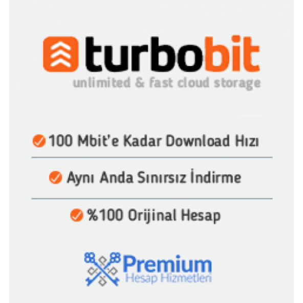 6 Aylık Turbobit Premium Üyelik Sınırlı Sayıda