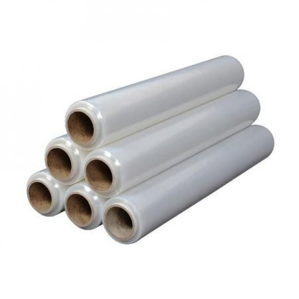 Streç Film 17 mikron 50 cm 200 metre Palet Streç 6 Adet (1 Koli)