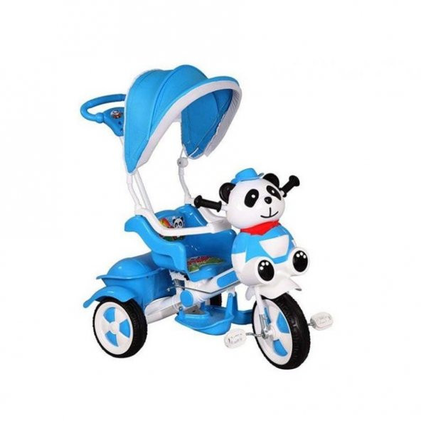 Little Panda Mavi Ebeveyn Kontrollü Erkek Çocuk Bisiklet İlk Bisikletim Sğalıklı Oyuncak