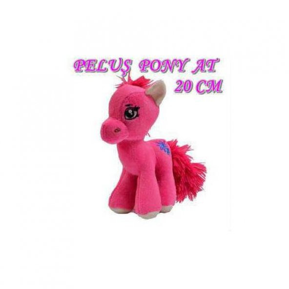 Pony Sevimli Oyuncak Peluş At 20 cm