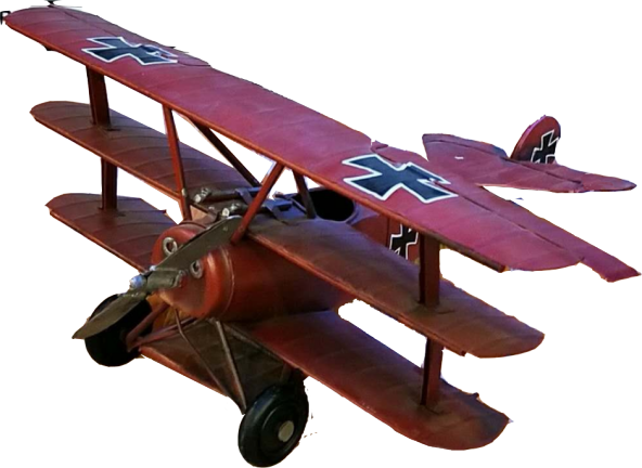 Misiny-k Metal Kırmızı Uçak Maketi