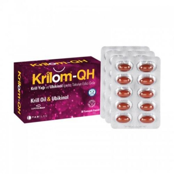 Krilom-QH Krill Oil Ubikinol 30 Yumuşak Kapsül