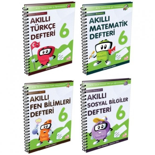 6.Sınıf Akıllı Defter Seti Arı Yayınları - 1