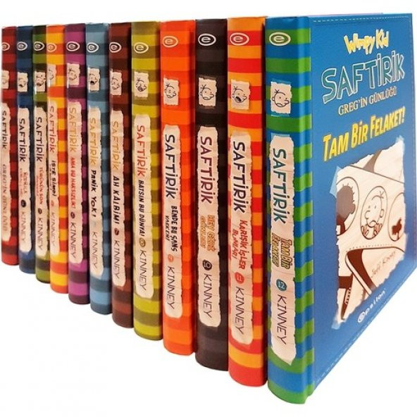 Saftirik Greg’in Günlüğü 12 Kitaplık Set - Jeff Kinney