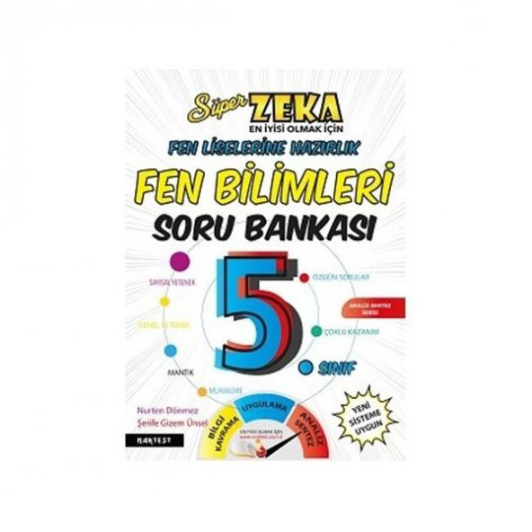 5. Sınıf Süper Zeka Fen Bilimleri Soru Bankası Nartest Yayınları