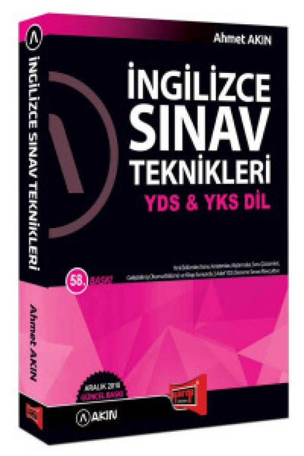 Akın Dil & Yargı Yayınları YDS & YKS DİL İngilizce Sınav Teknikle