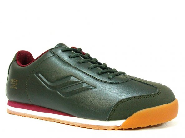 Lescon L6035 Haki Bağcıklı Sneakers Erkek Spor Ayakkabı