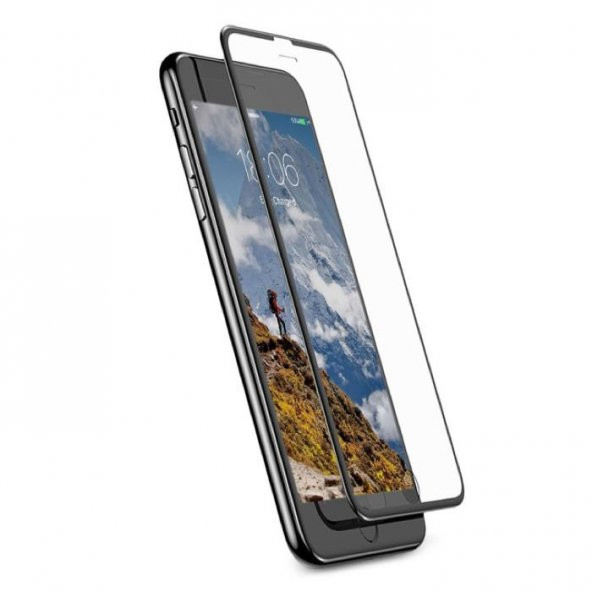 Baseus Silk Screen iPhone 6S, 7, 8 Ekran Koruyucu Siyah