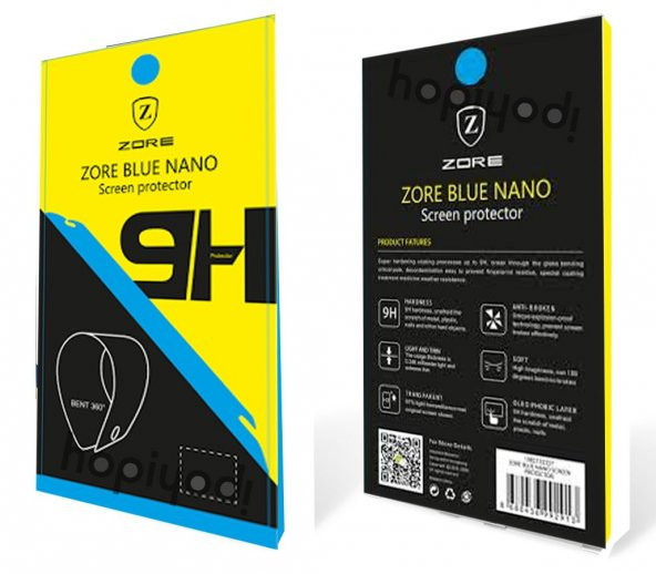 Asus Zenfone 3 ZE552KL Ekran Koruyucu Blue Nano Temperli Kırılmaz  Cam