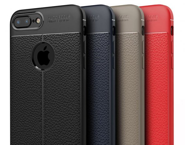 iPhone 8 Plus Kılıf Kap Nish Silikon Kapak + Kırılmaz Cam Ekran Koruyucu - 1