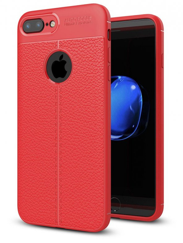 iPhone 8 Plus Kılıf Kap Nish Silikon Kapak + Kırılmaz Cam Ekran Koruyucu - 2