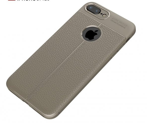iPhone 8 Plus Kılıf Kap Nish Silikon Kapak + Kırılmaz Cam Ekran Koruyucu - 5