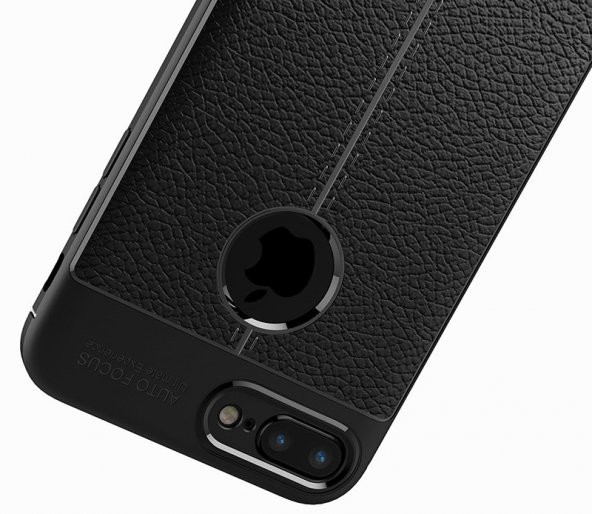 iPhone 8 Plus Kılıf Kap Nish Silikon Kapak + Kırılmaz Cam Ekran Koruyucu - 6