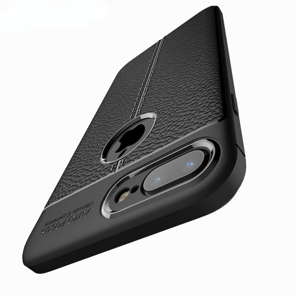 iPhone 8 Plus Kılıf Kap Nish Silikon Kapak + Kırılmaz Cam Ekran Koruyucu - 7